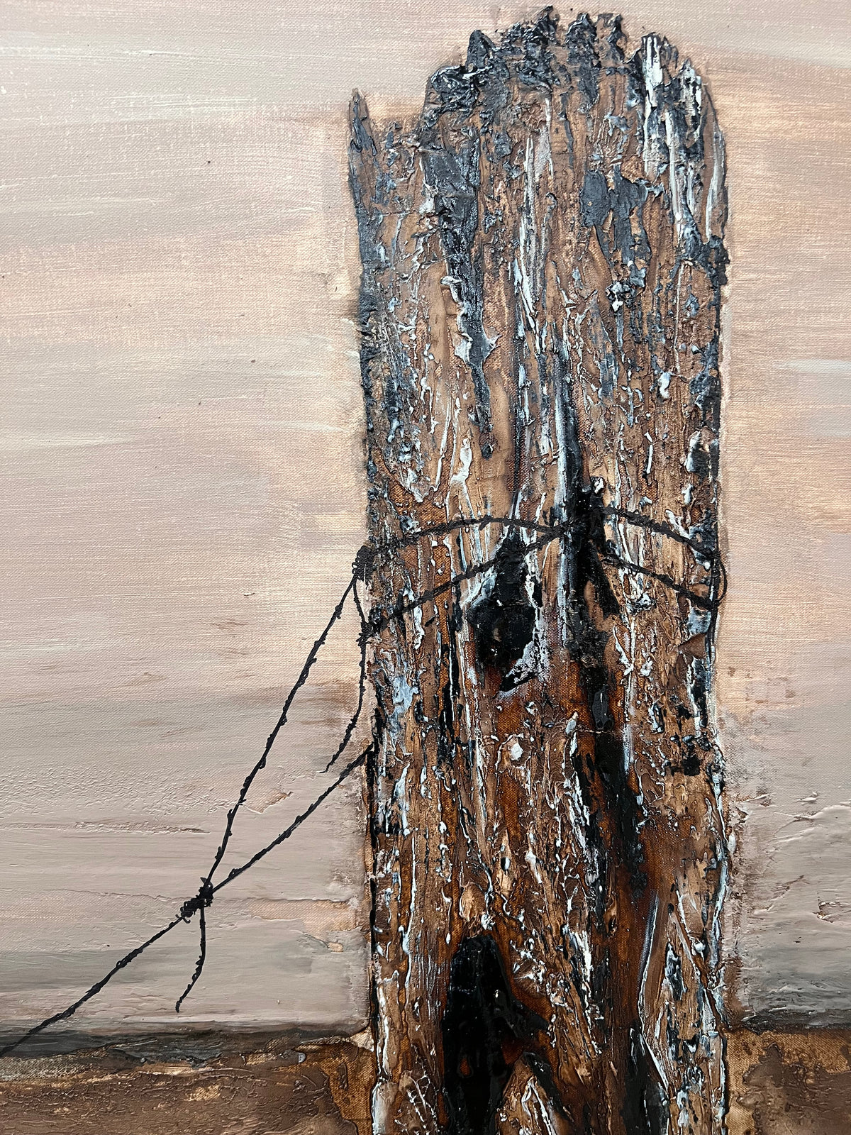 THE OLD FENCE POST - original artwork