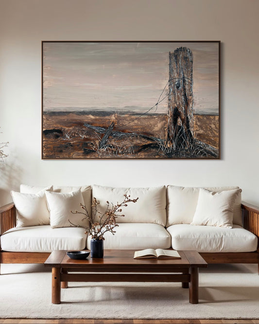 THE OLD FENCE POST - original artwork
