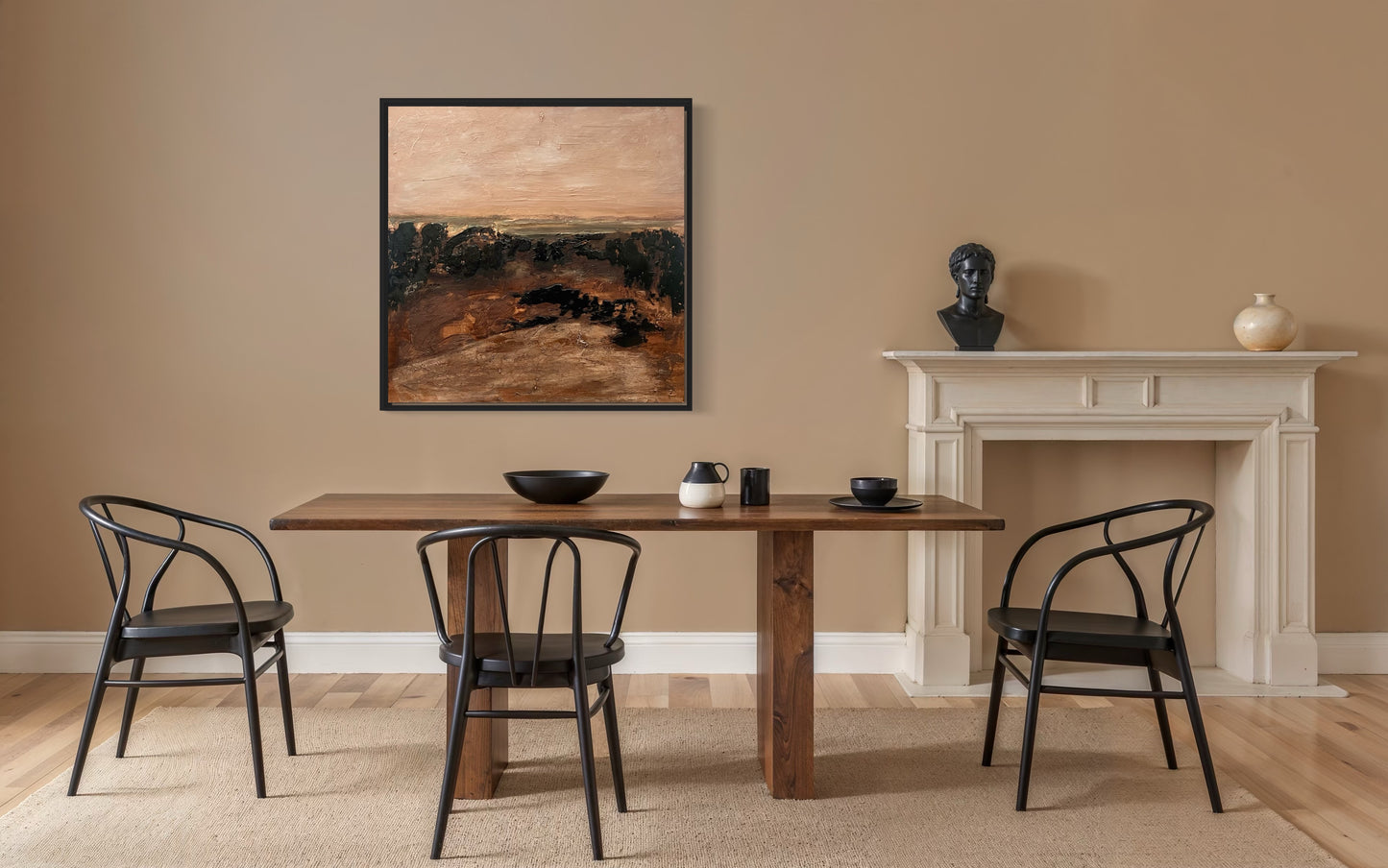 SILENT COUNTRY SUNSET - original artwork