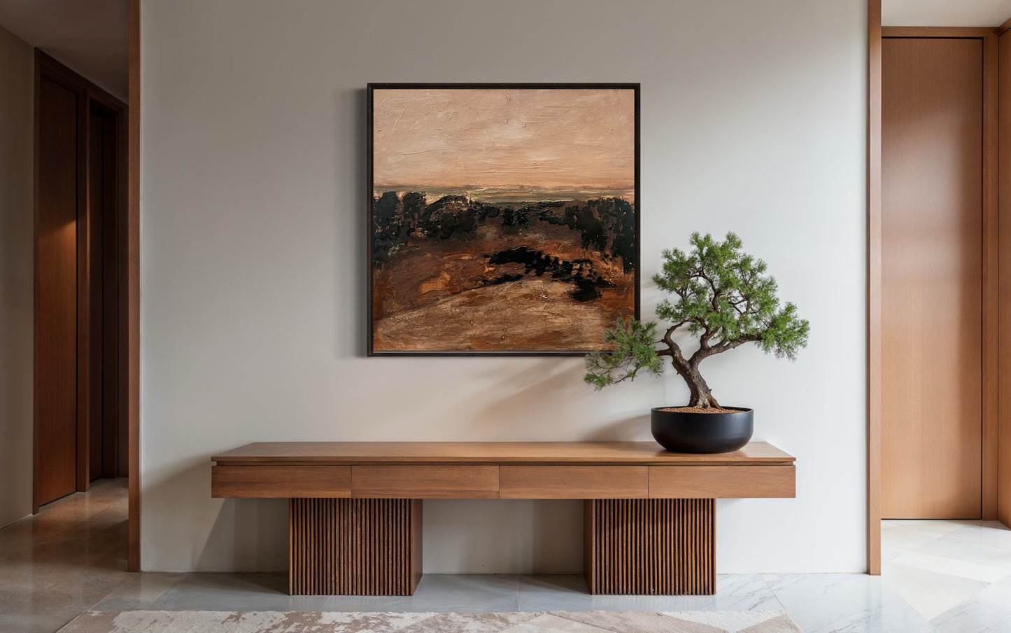 SILENT COUNTRY SUNSET - original artwork