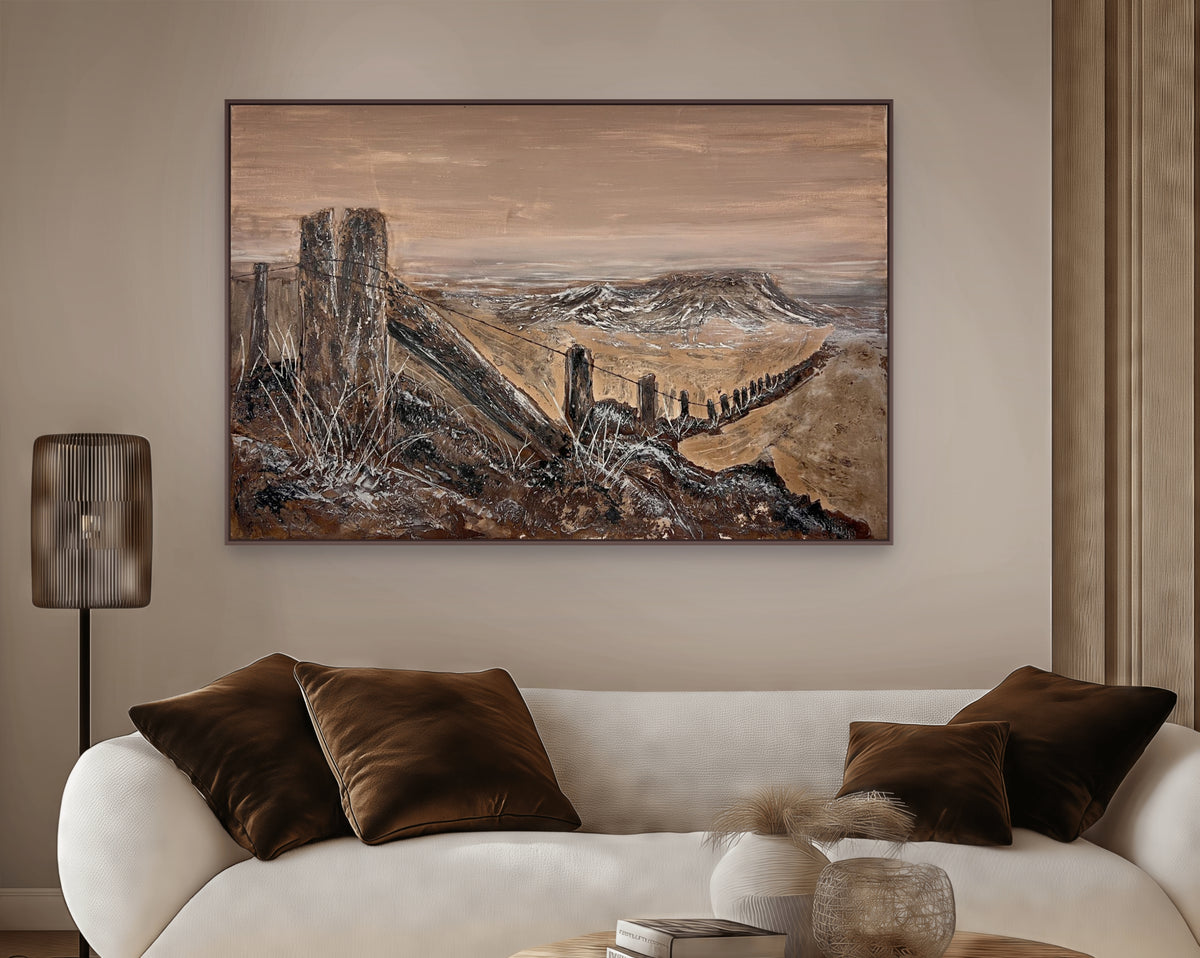 OUTBACK FENCE - original artwork