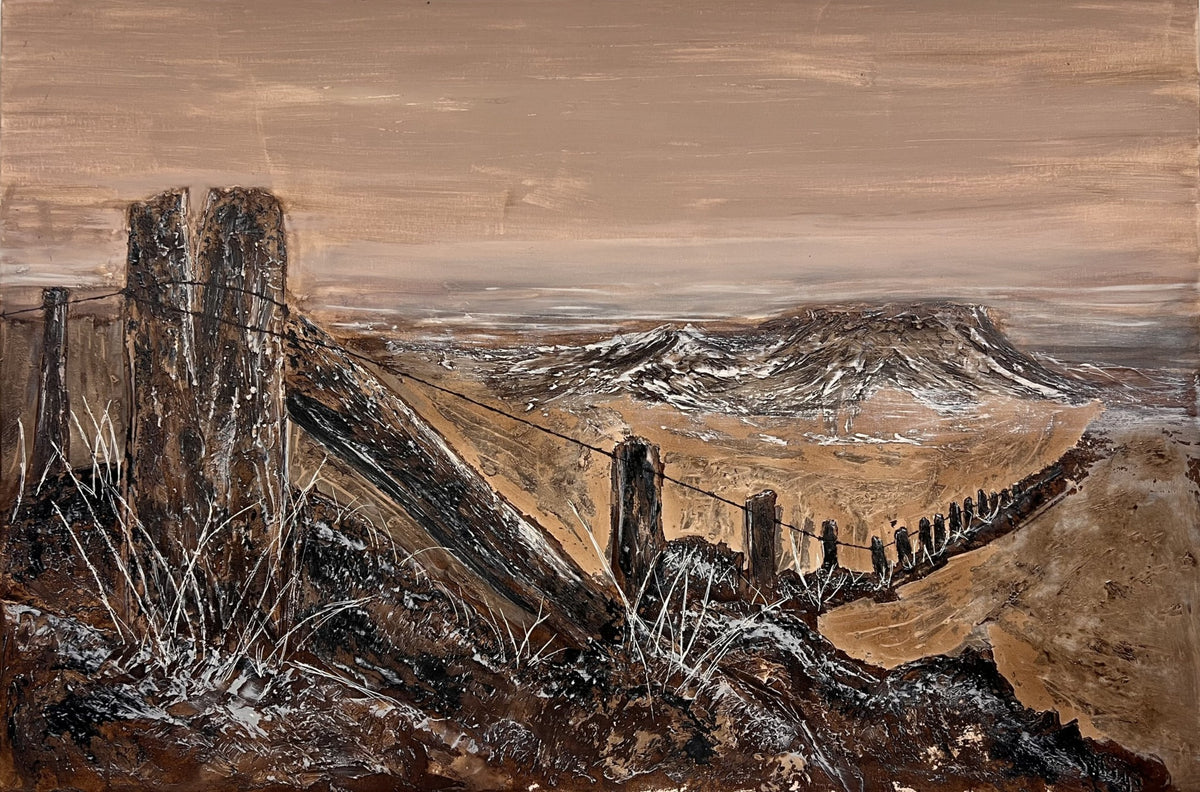 OUTBACK FENCE - original artwork