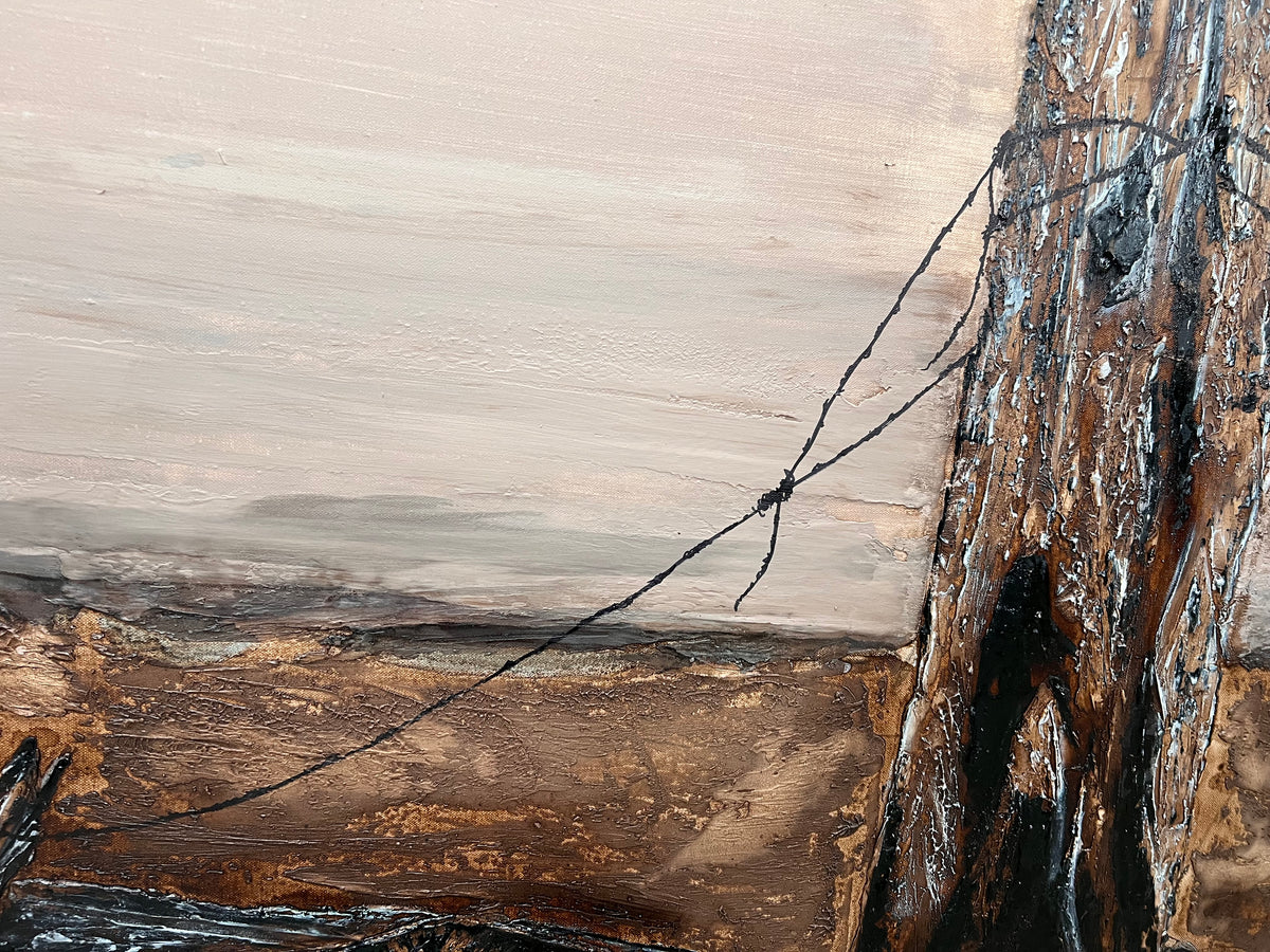 THE OLD FENCE POST - original artwork