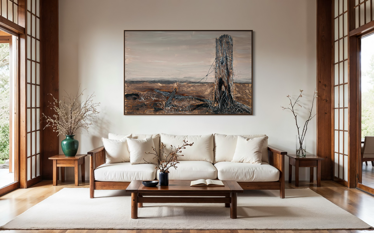 THE OLD FENCE POST - original artwork
