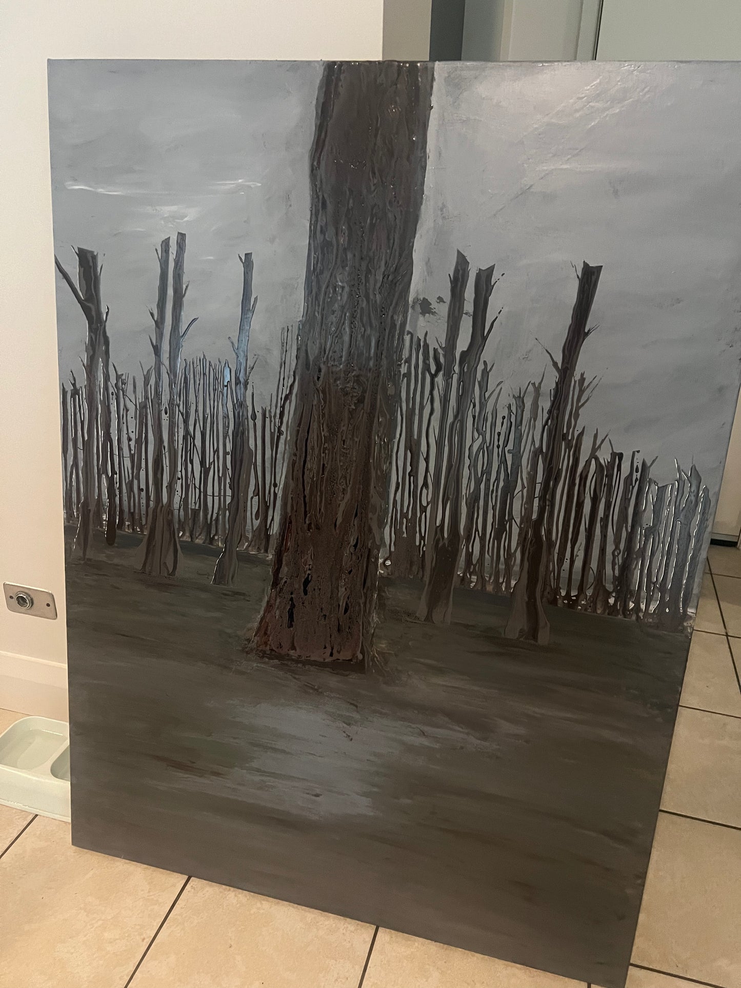 TREE STUDY HINZE DAM -Private Commission