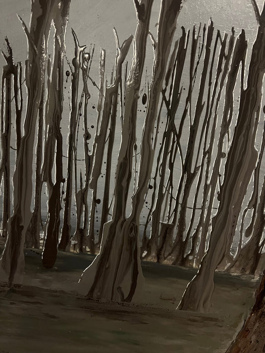 TREE STUDY HINZE DAM -Private Commission