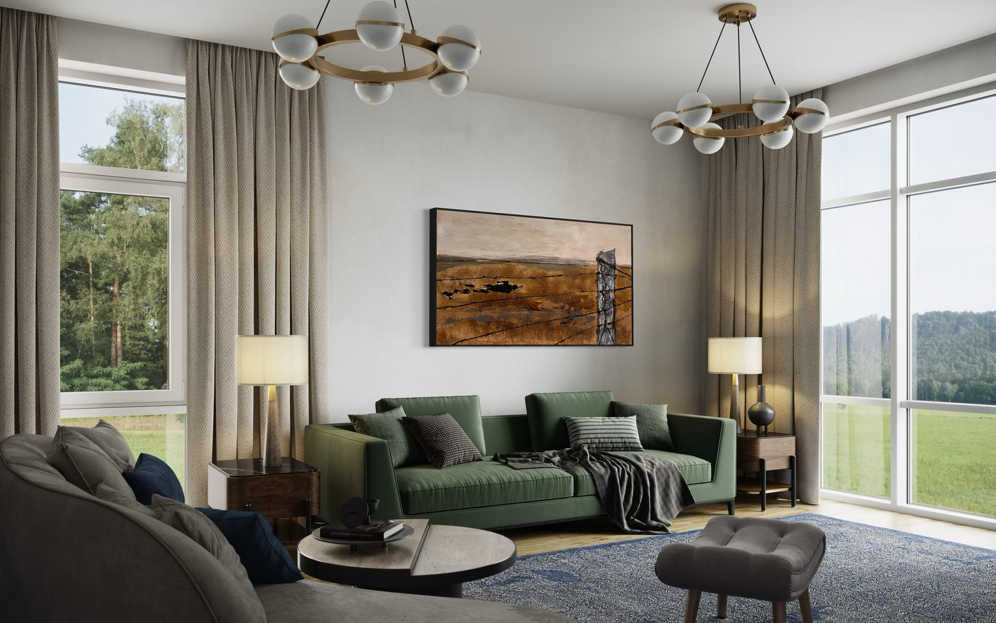 THE LONG PADDOCK - original artwork