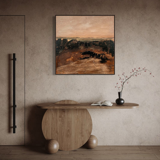 SILENT COUNTRY SUNSET - original artwork