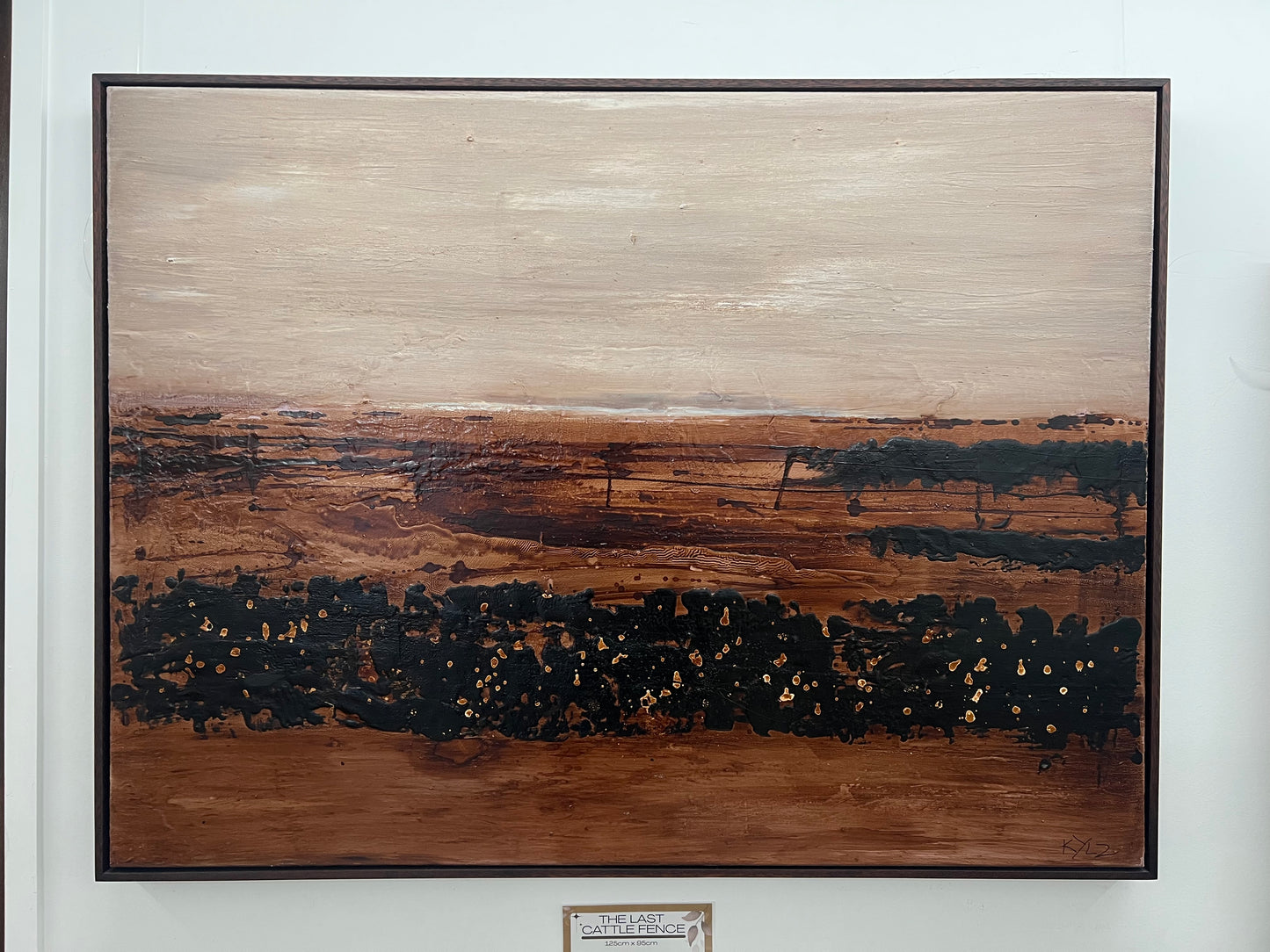 THE LAST CATTLE FENCE - (Doyles Art Award Finalist) - AVAILABLE NOW