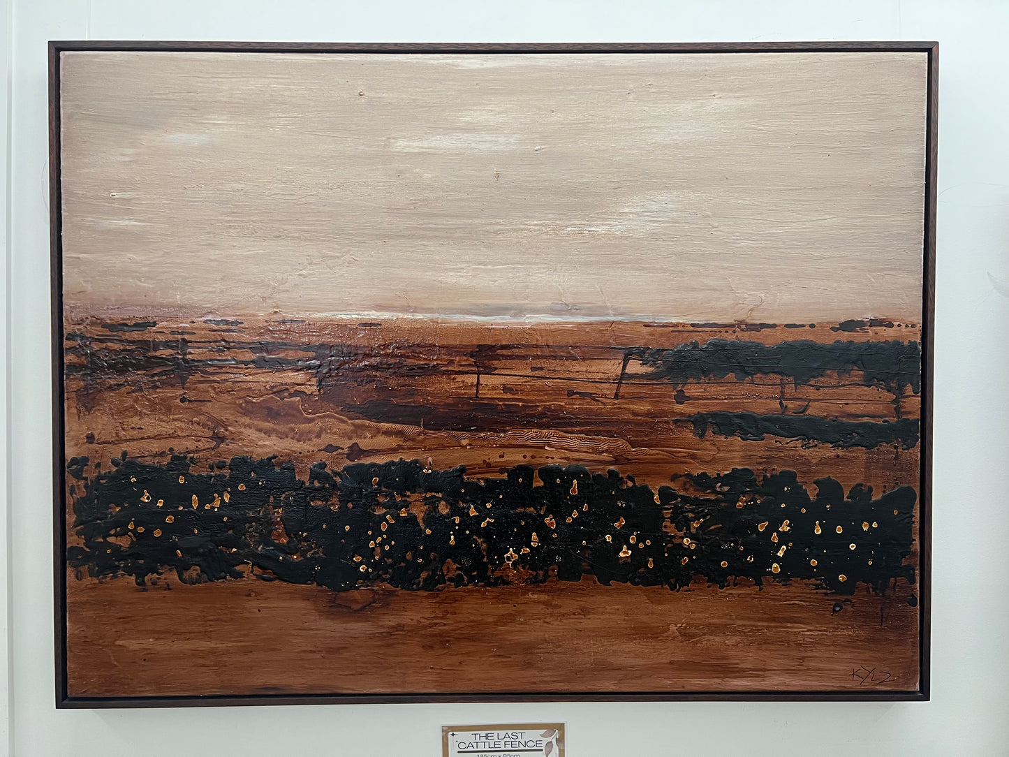 THE LAST CATTLE FENCE - (Doyles Art Award Finalist) - AVAILABLE NOW
