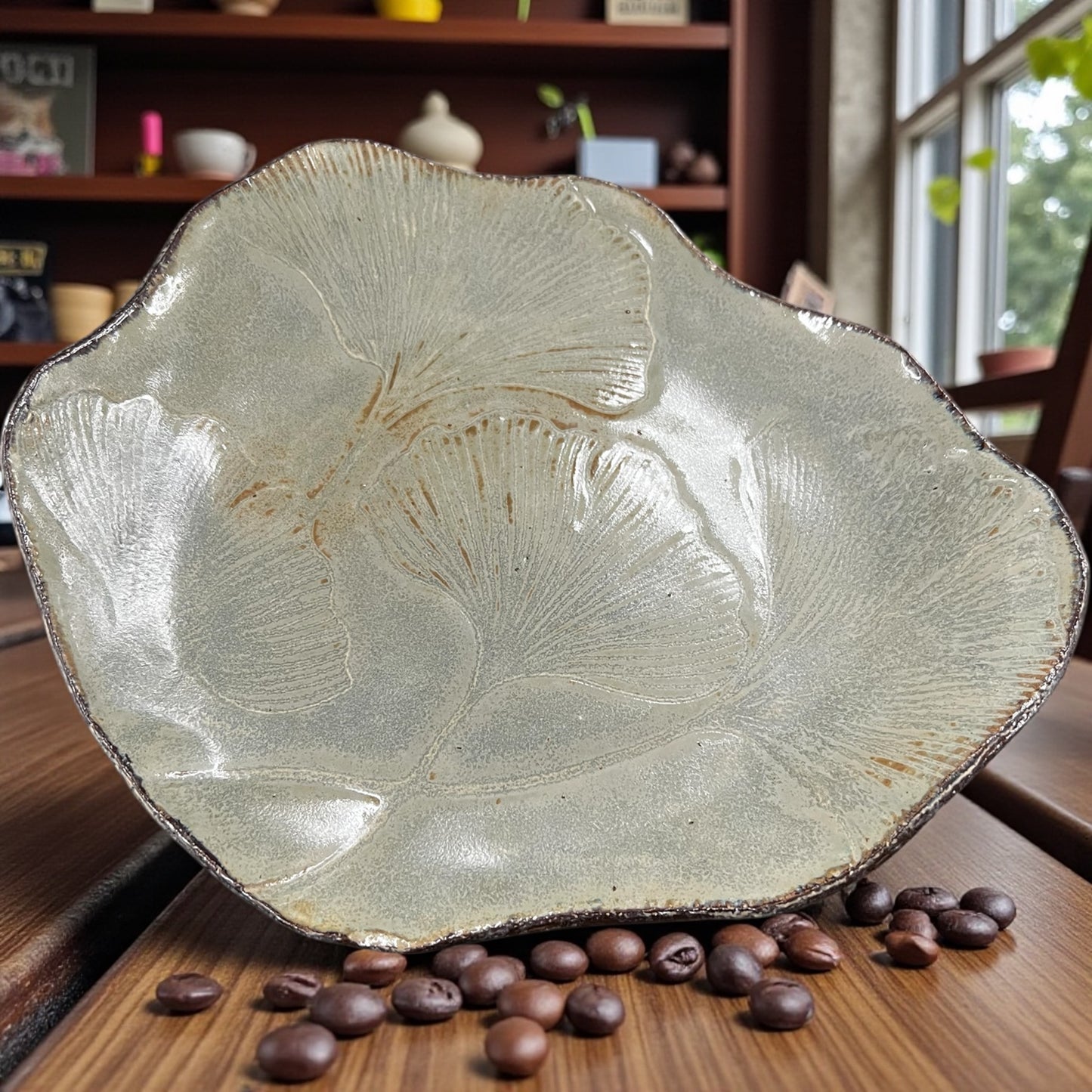AROKA Gingko Platter Small