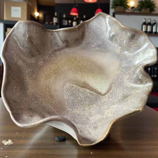 AROKA - The Low Scalloped Bowl