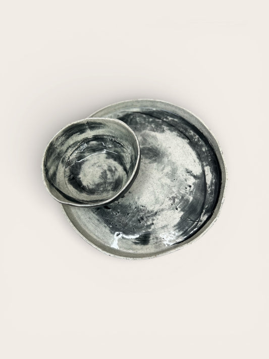 AROKA - The Core Set - Plate & Bowl Combo